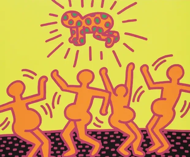 早割 リフト券 Keith Haring's Art Comes to Nagoya 絵画