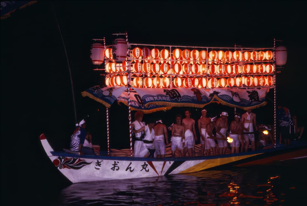 Himakajima Island Gion Festival & Fireworks July 13