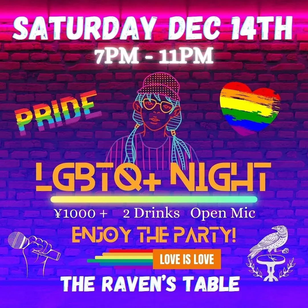 LGBTQ+ Night at The Raven's Table | Dec 14